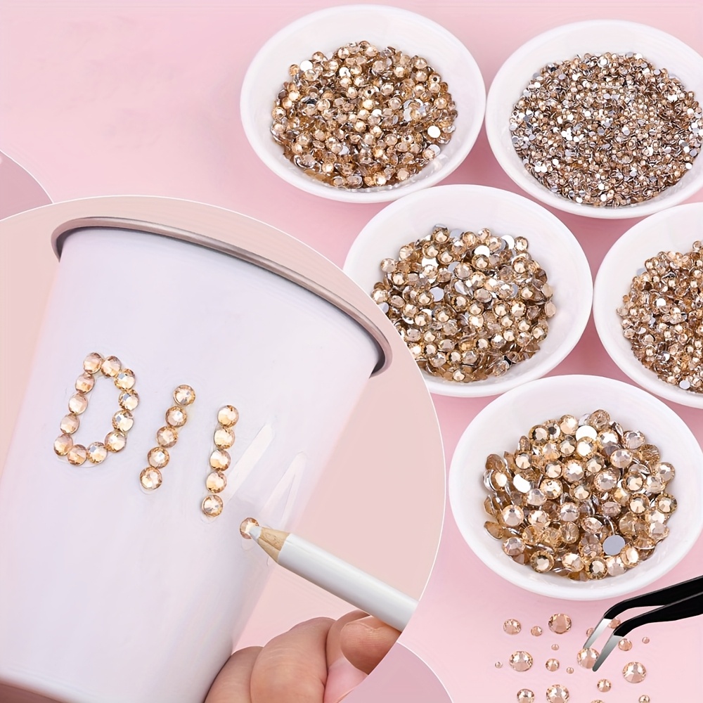 8967pcs Resin Rhinestones for Handmade Crafts